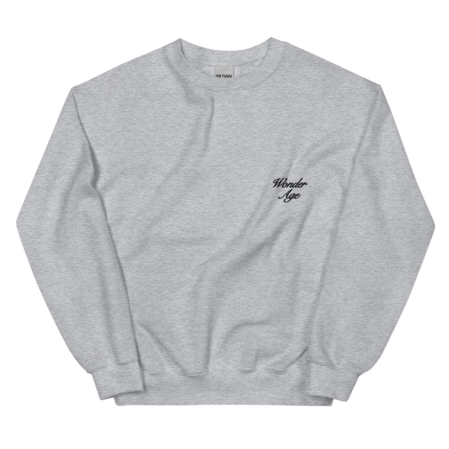 GRAY WONDER AGE SCRIPT SWEATSHIRT