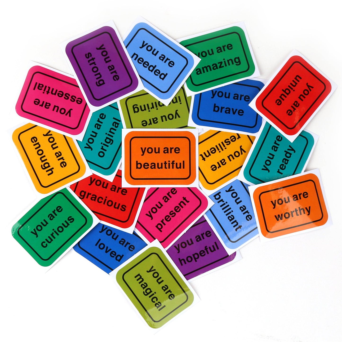 Many Ways To Say Colorful Stickers (20 Pack)