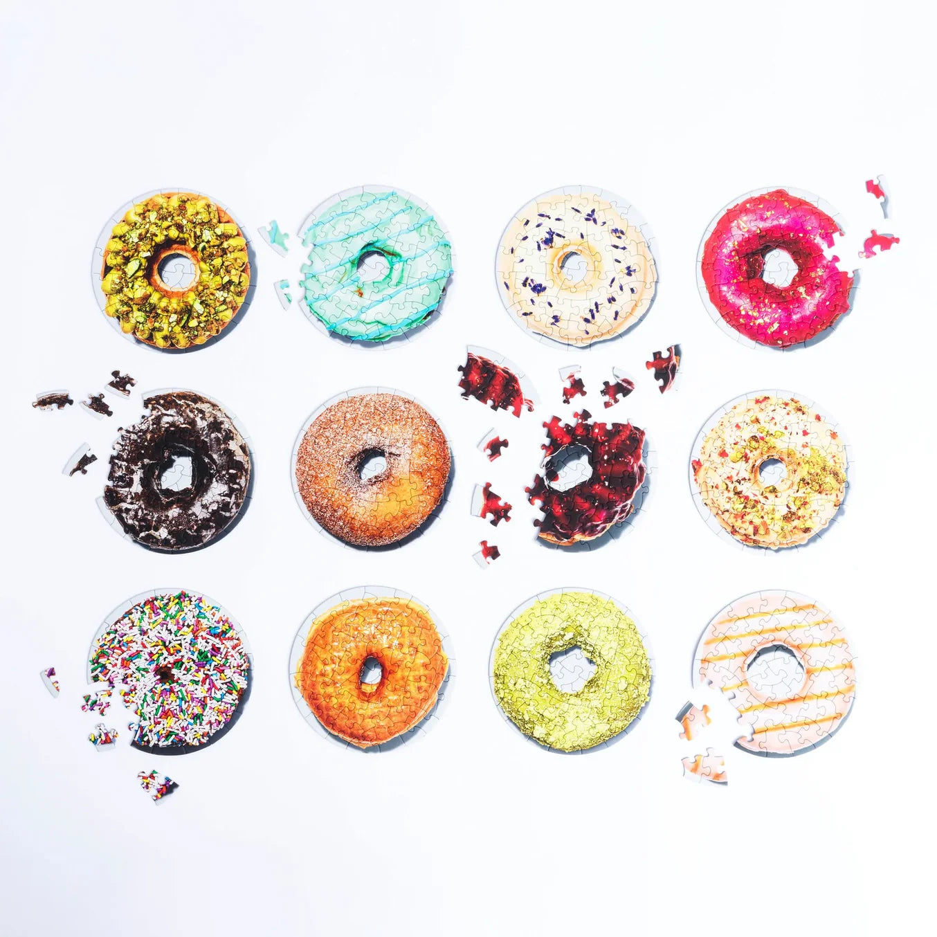 Dozen Donuts Mini Puzzle Set