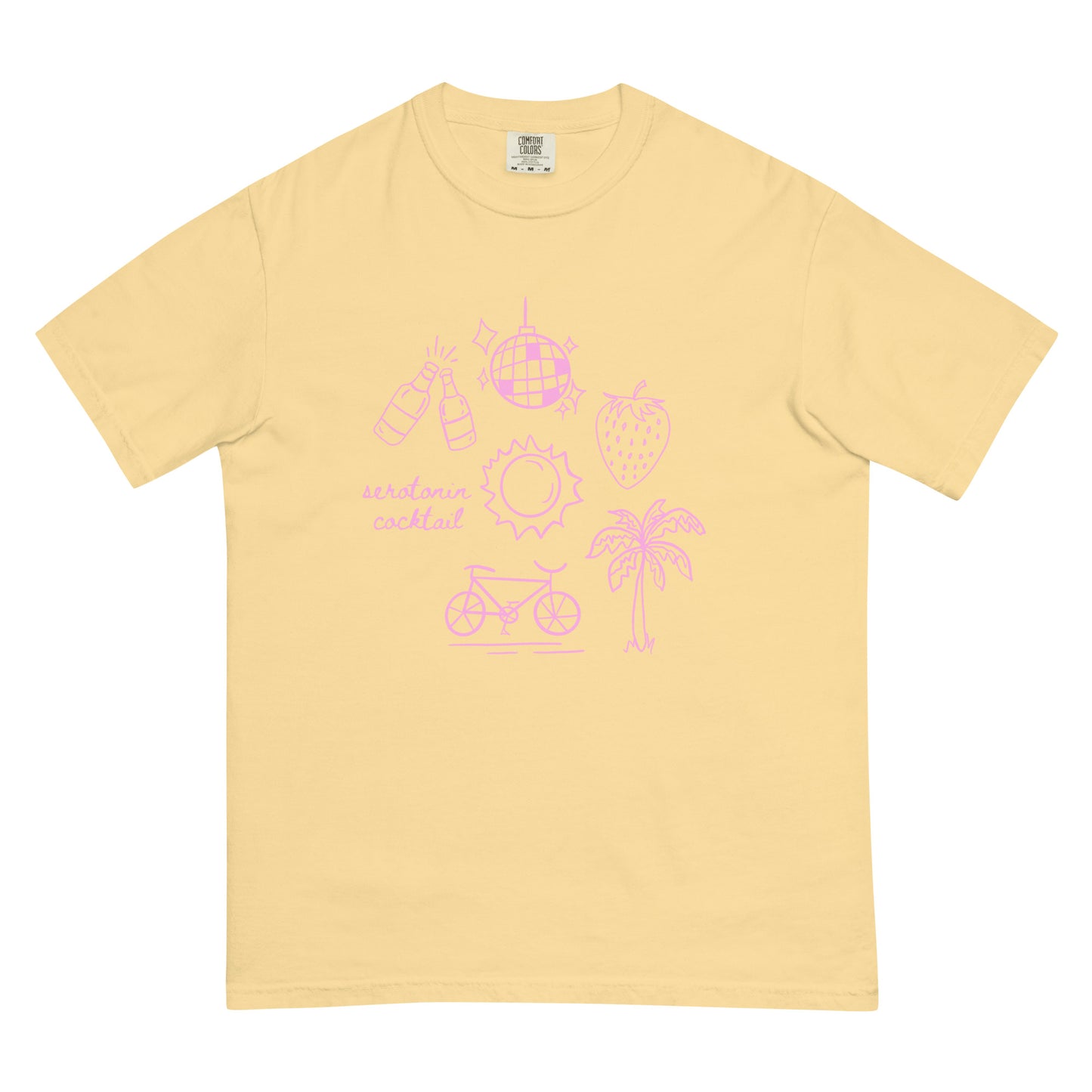 SEROTONIN COCKTAIL TEE (PINK PRINT)