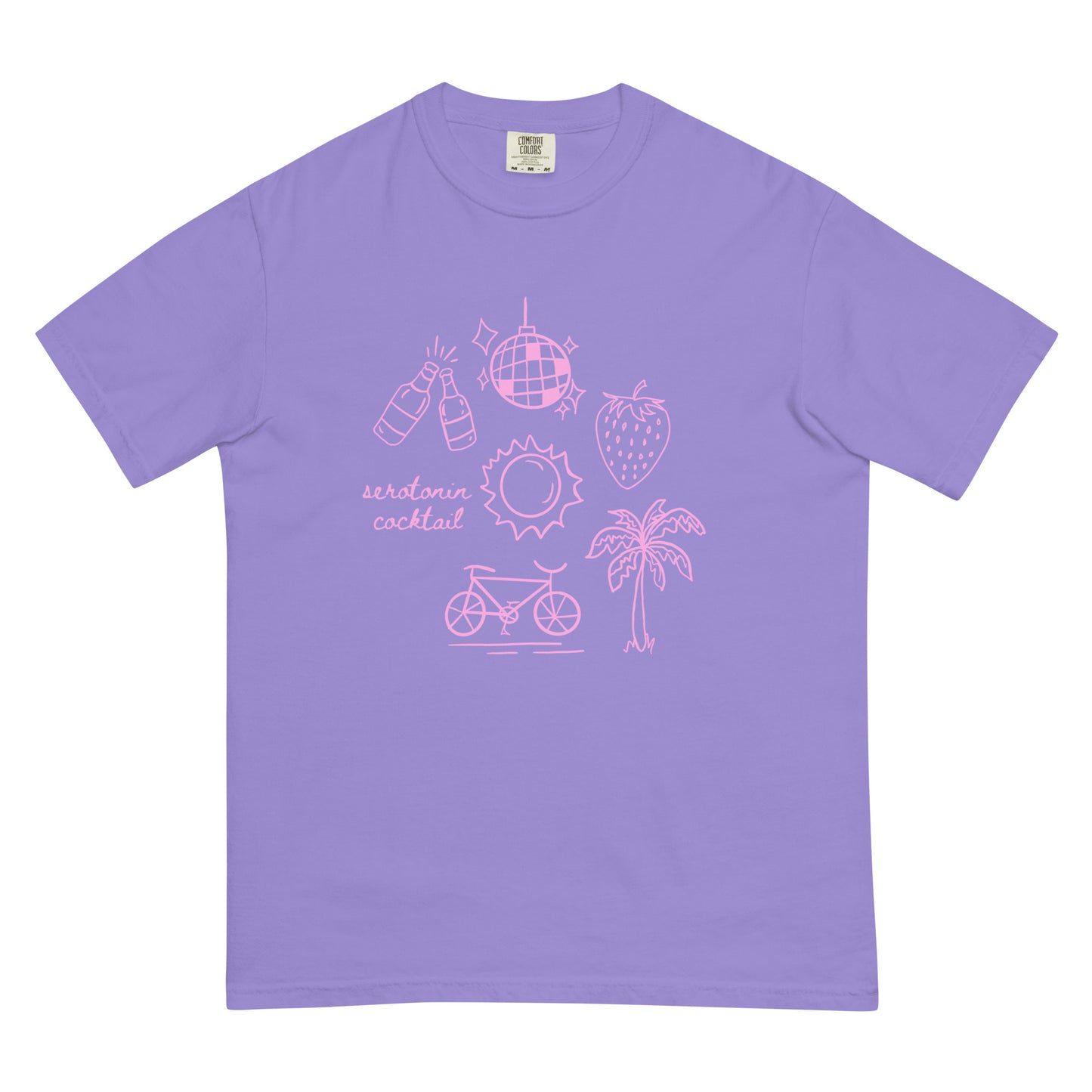 SEROTONIN COCKTAIL TEE (PINK PRINT)