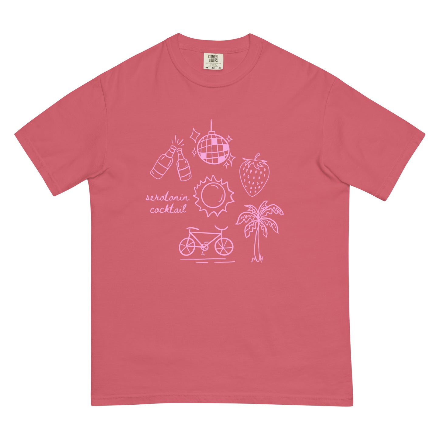 SEROTONIN COCKTAIL TEE (PINK PRINT)